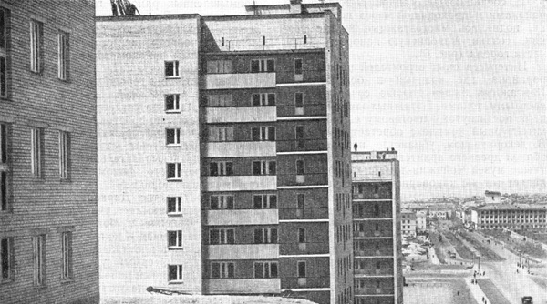 Улан-Батор. Жилые дома в 19-м микрорайоне. 1960-е гг.