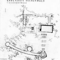 План ансамбля Бухенвальд. 1954 г.