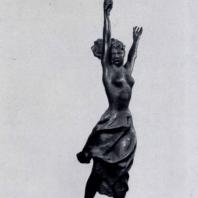 И.Д. Шадр. Девушка с факелом. Проект скульптуры для здания Советского павильона на Всемирной выставке в Нью-Йорке в 1939 г. Бронза. 1937 г. Москва, Третьяковская галерея