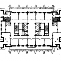 Административное здание на Смоленской площади. План 20-го этажа
