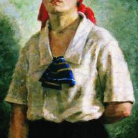 Г.Г. Ряжский. Делегатка. 1927 г. Москва, Третьяковская галерея