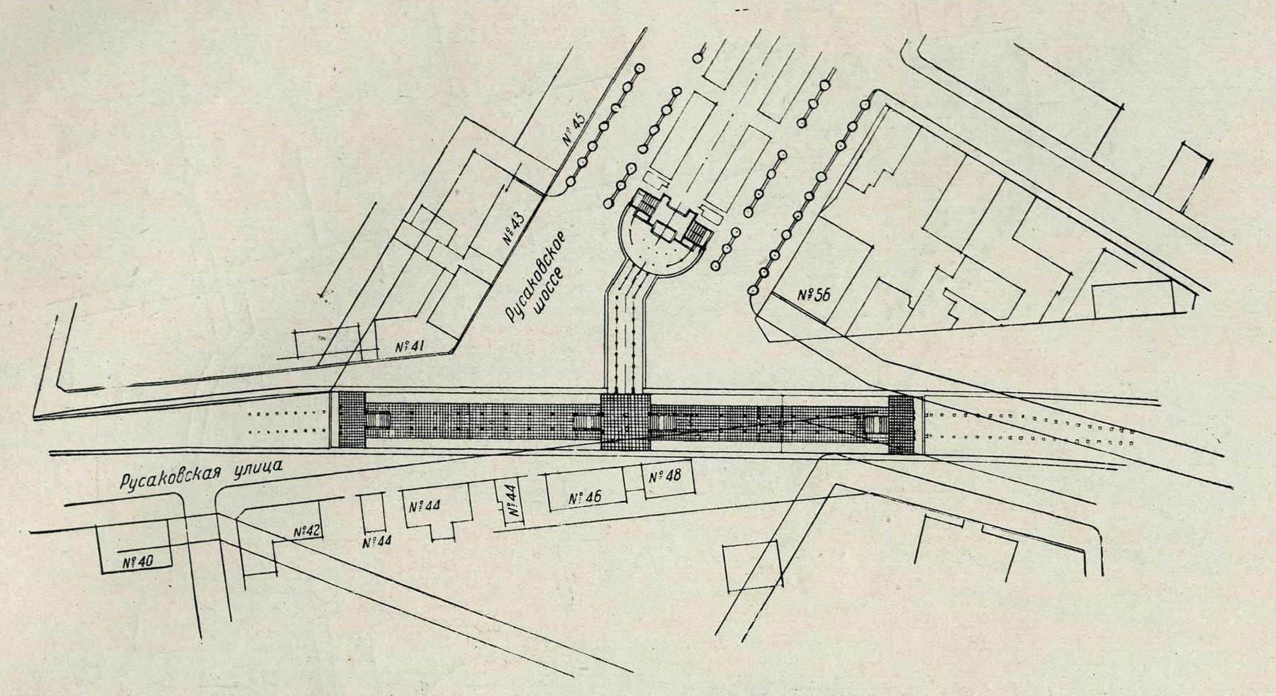 Комсомольская станция метро схема