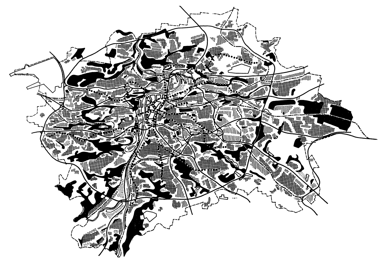 Прага. Схема генплана