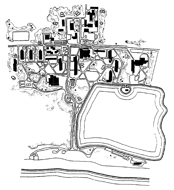 Мангалия. Курорт «Нептун». Схема генерального плана. 1967 г.