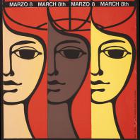 Международный женский день 8 марта. Плакат