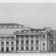 Фасад  Дома культуры Ижорского завода. Проект 1937—1938 гг.