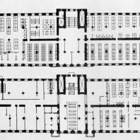 А.И. Гегелло. Планы первого и второго этажей бани. Один из последних вариантов проекта