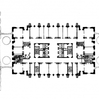 Административное здание на Смоленской площади. План 13-го этажа