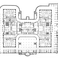 Жилой дом на площади Восстания. План подвального этажа