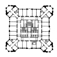 Административное здание в Зарядье. План 21—32-го этажей