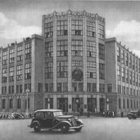 Москва. Здание Центрального Телеграфа. И.И. Рерберг. 1927