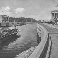 Канал имени Москвы. Заградительные ворота у Большой Волги. И.К. Белдовский. 1937