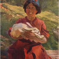 В.П. Ефанов. Девочка-испанка. 1937 г. Москва, Третьяковская галерея